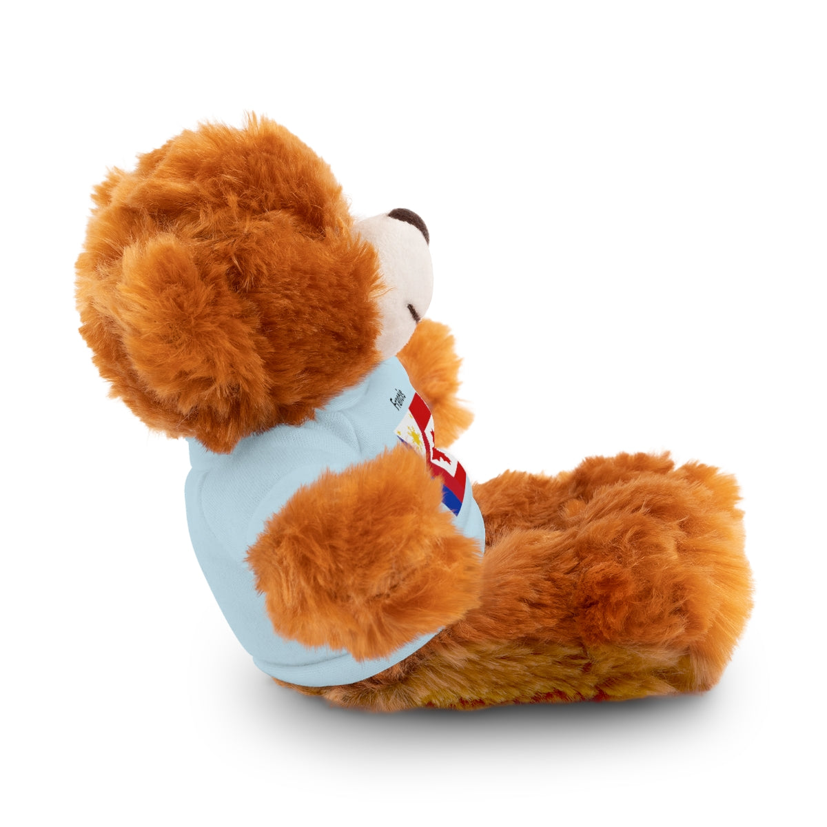 Personalized Filipino Stuffed Animal Toy  with Tee | Philippines & Canada Flag | Gift for kids and adults | Holiday Gifting