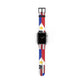 Filipino Philippines USA Mixed flag  Watch Band, Philippine Fashion, Fit watch band.Philippine Accesories.