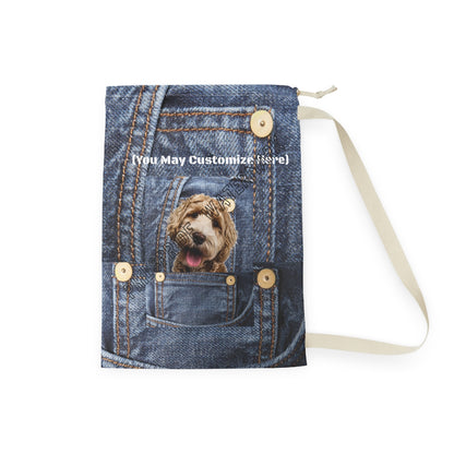 Pet Dog Lovers College Dorm Laundry Bag |Customizable Laundry bag.Crisp print / Washable.