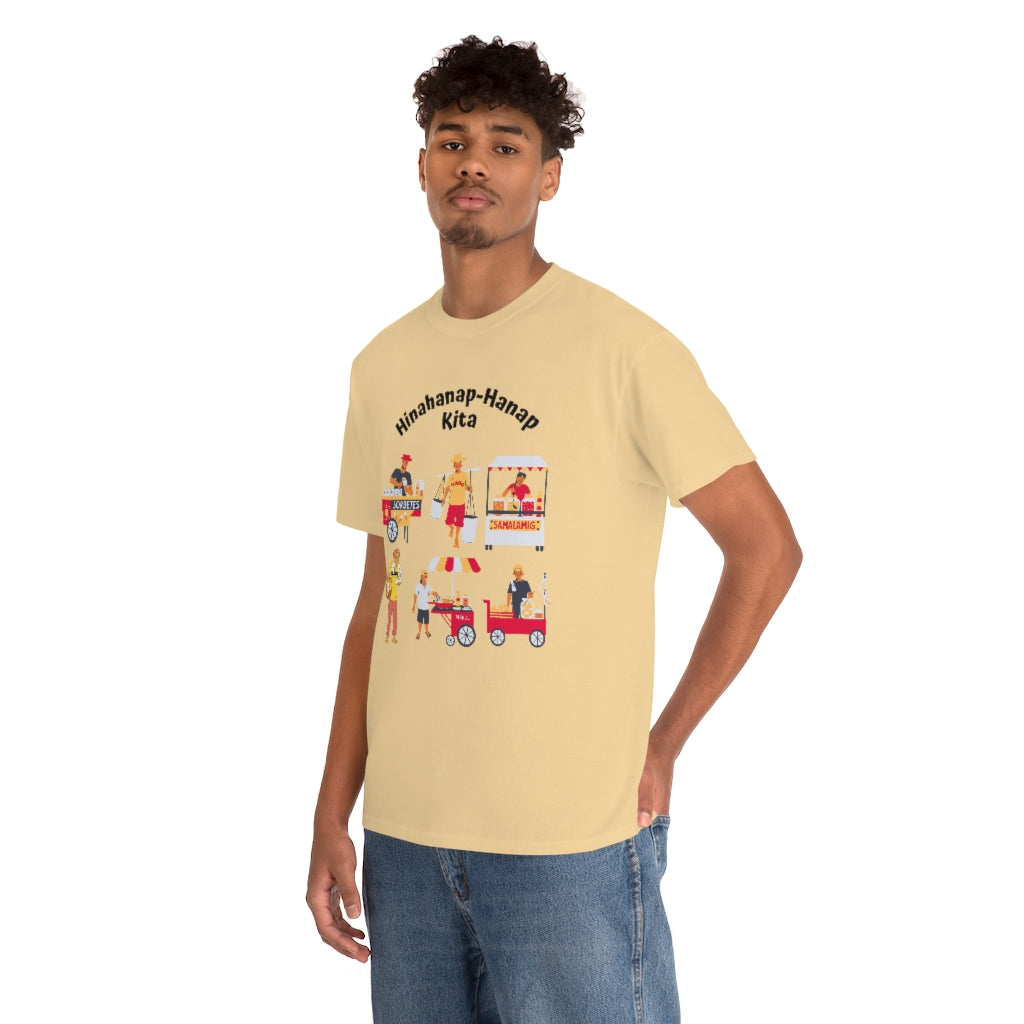 Philippines Hinahanap-hanap Kita Street Foods Unisex Heavy Cotton Shirt (LIght Colors)