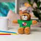 Personalized Filipino Stuffed Animal Toy  with Tee | Philippines & Canada Flag | Gift for kids and adults | Holiday Gifting