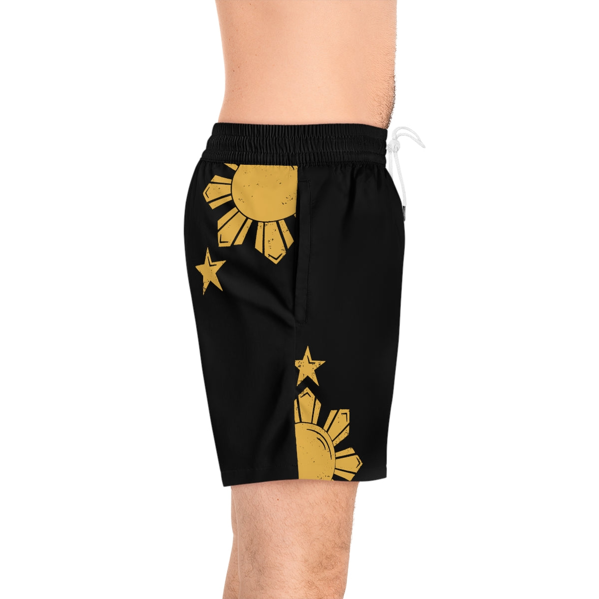 Men's Mid-Length Swim Shorts (AOP)
