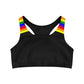 LGBT Pride Seamless Sports Bra | Rainbow Sports Bra | Gym Yoga Bra