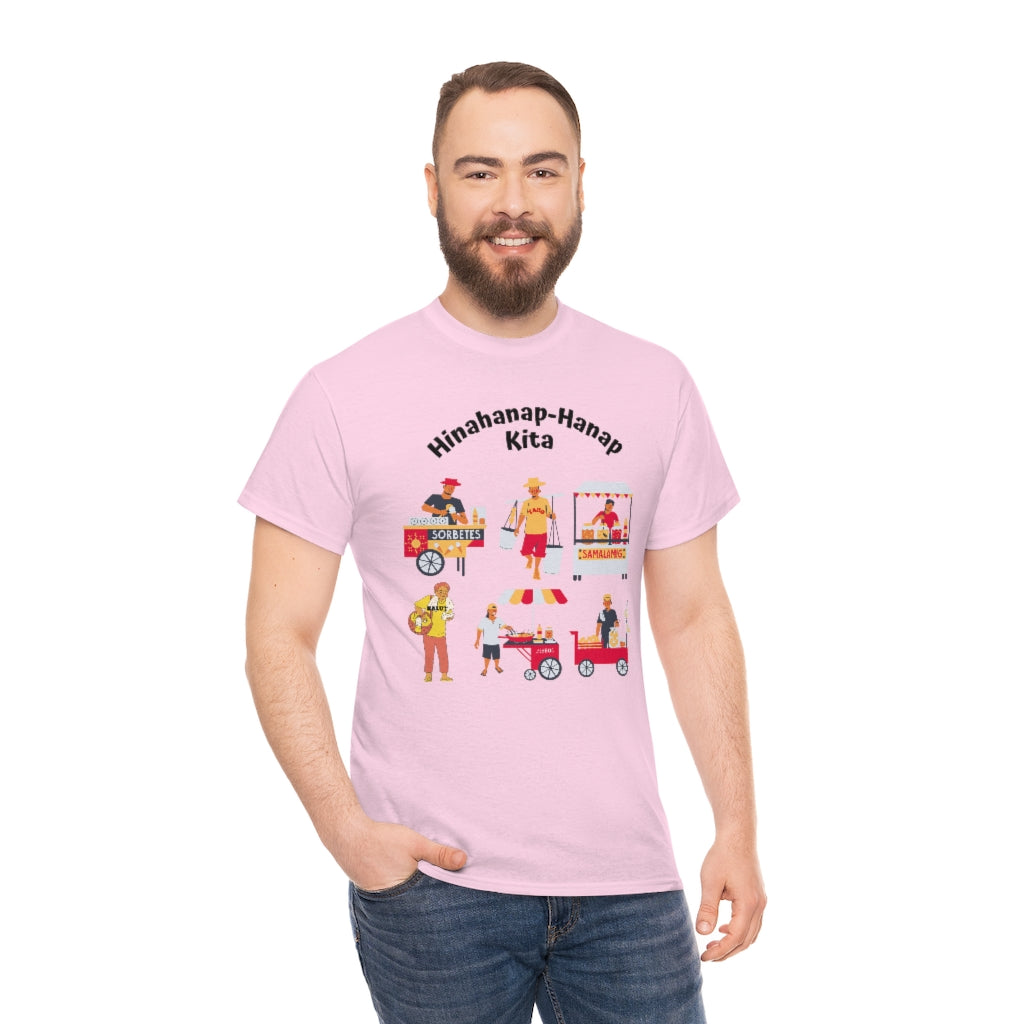 Philippines Hinahanap-hanap Kita Street Foods Unisex Heavy Cotton Shirt (LIght Colors)