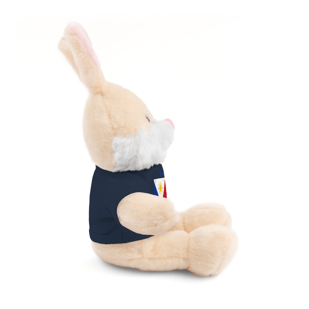 Personalized Filipino Stuffed Animal Toy  with Tee | Philippines & UK Flag | Gift for kids and adults | Holiday Gifting idea