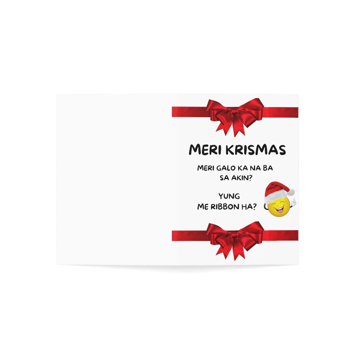 Funny Filipino Greeting card , Personalized Holiday Filipino Folded Greeting Cards