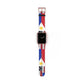 Filipino Philippines USA Mixed flag  Watch Band, Philippine Fashion, Fit watch band.Philippine Accesories.