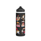 Philippines Street Food Theme Stainless Steel Water Bottle, Standard Lid