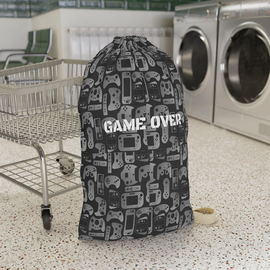 Funny College Dorm Laundry Bag |  Game over Laundry bag , College moving In laundry bag