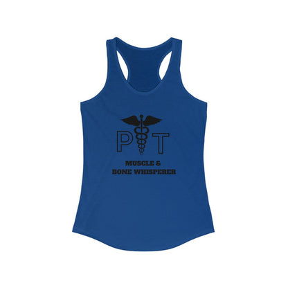 Funny Physical Therapist  Slim Fit Women's Ideal Racerback Tank | PT gift | Physical Therapist Tank top