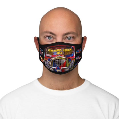 Philippine Jeepney Face Mask,  Funny filipino mask. Hinahanap hanap kita mask.  Mask Fitted