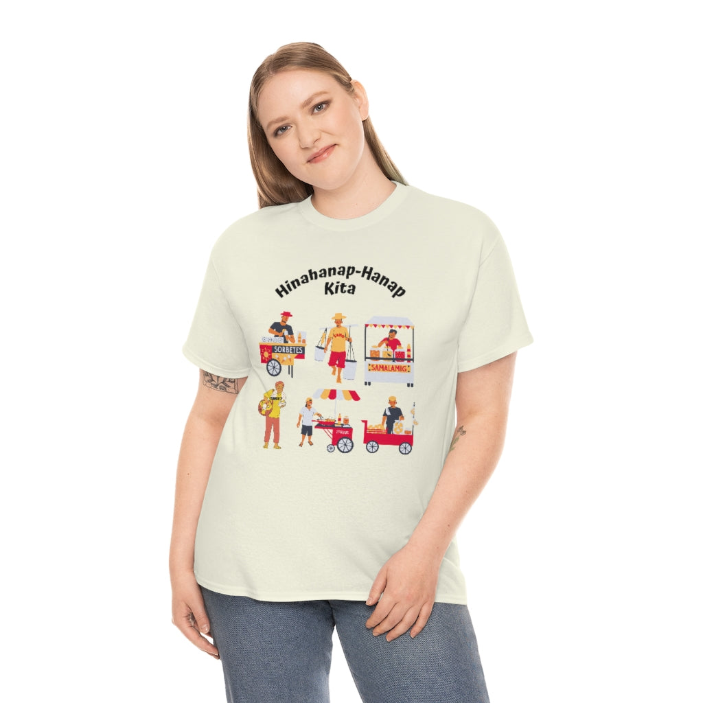 Philippines Hinahanap-hanap Kita Street Foods Unisex Heavy Cotton Shirt (LIght Colors)