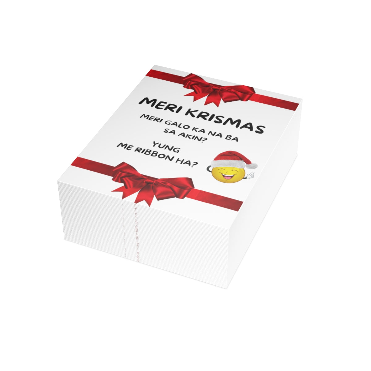 Funny Filipino Greeting card , Personalized Holiday Filipino Folded Greeting Cards