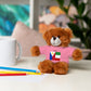 Personalized Filipino Stuffed Animal Toy  with Tee | Philippines & Italy Flag  | Gift for kids and adults | Holiday Gift idea