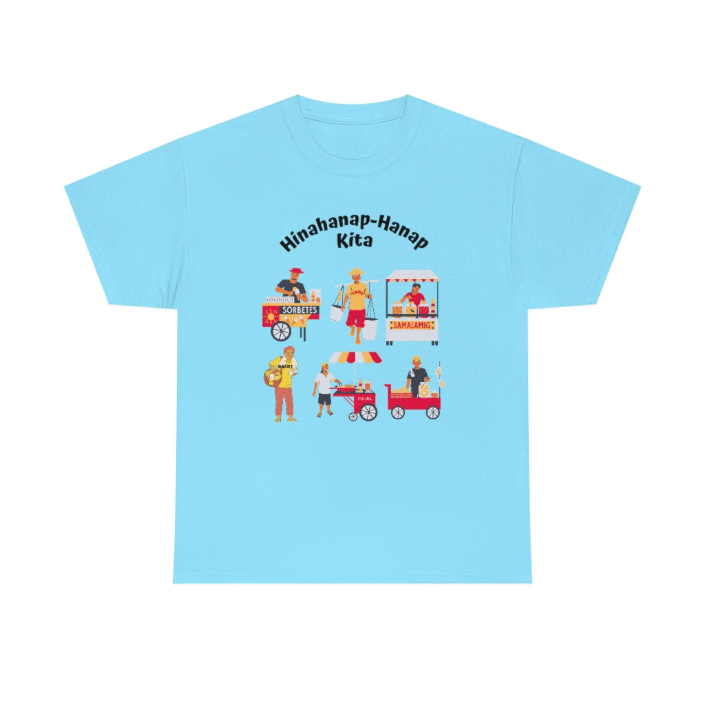 Philippines Hinahanap-hanap Kita Street Foods Unisex Heavy Cotton Shirt (LIght Colors)