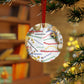 Personalized Filipino Christmas Tree   Metal Ornaments, Filipino Christmas Greetings in different native dialects