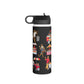 Philippines Street Food Theme Stainless Steel Water Bottle, Standard Lid