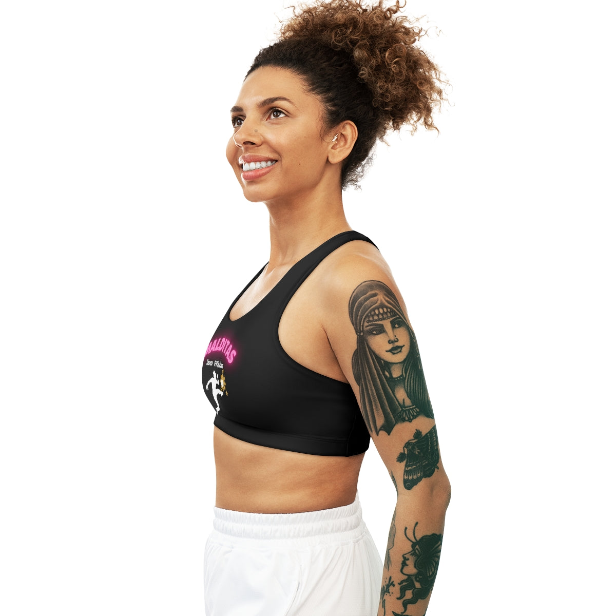 Malditas Philippines Womens Soccer team  Seamless Sports Bra