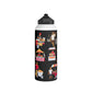 Philippines Street Food Theme Stainless Steel Water Bottle, Standard Lid