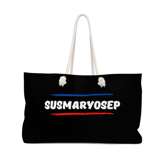 Susmaryosep  Weekender Bag, Unique Mothers's day Gift. Summer Bag, Babalikang Muli  bag.