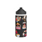 Philippines Street Food Theme Stainless Steel Water Bottle, Standard Lid
