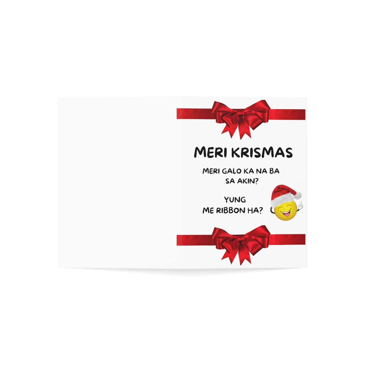 Funny Filipino Greeting card , Personalized Holiday Filipino Folded Greeting Cards