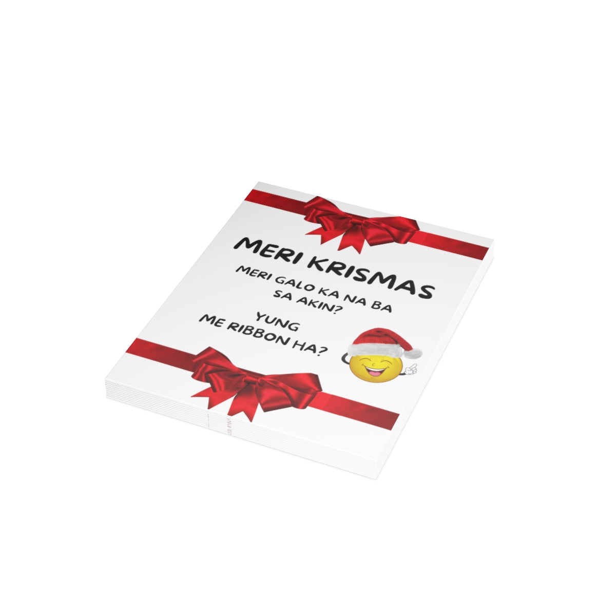 Funny Filipino Greeting card , Personalized Holiday Filipino Folded Greeting Cards