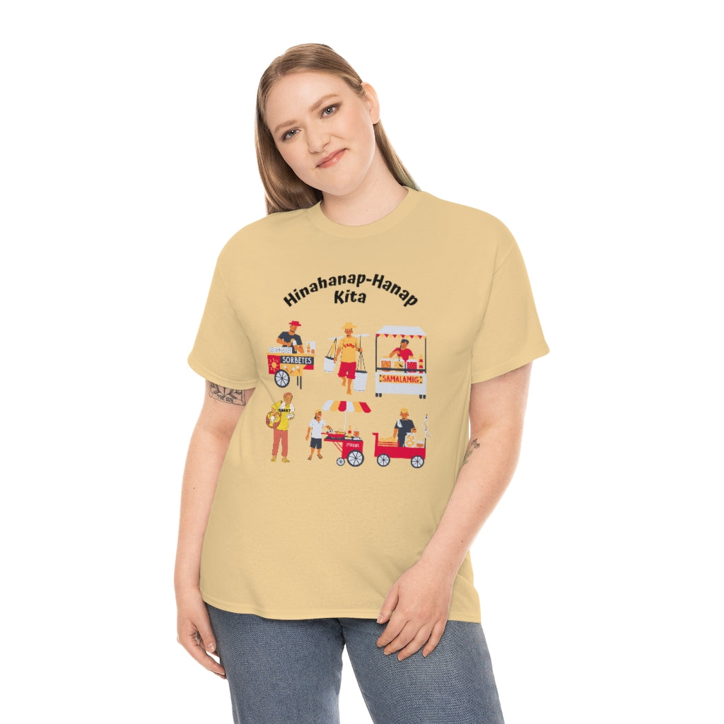 Philippines Hinahanap-hanap Kita Street Foods Unisex Heavy Cotton Shirt (LIght Colors)
