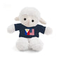 Personalized Filipino Stuffed Animal Toy  with Tee | Philippines and USA Flag | Gift for kids and adults | Holiday Gifting