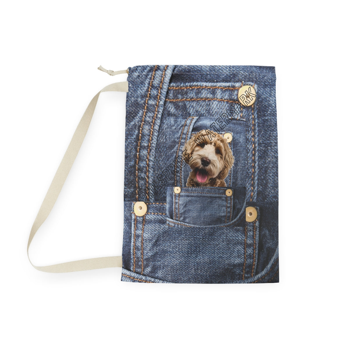 Pet Dog Lovers College Dorm Laundry Bag |Customizable Laundry bag.Crisp print / Washable.