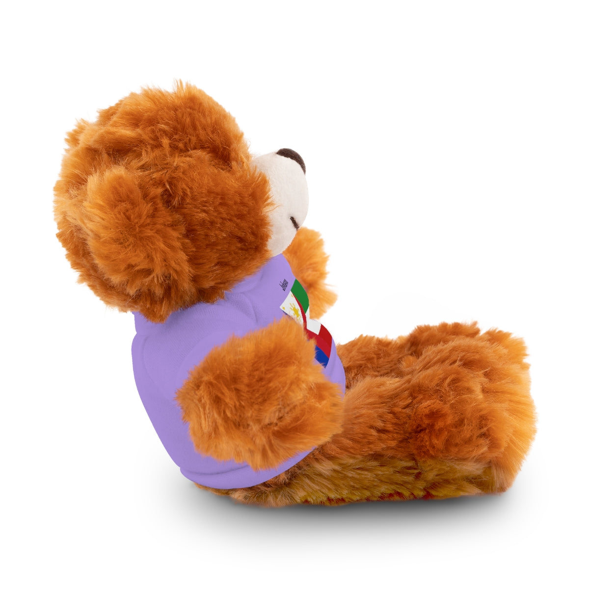 Personalized Filipino Stuffed Animal Toy  with Tee | Philippines & Italy Flag  | Gift for kids and adults | Holiday Gift idea