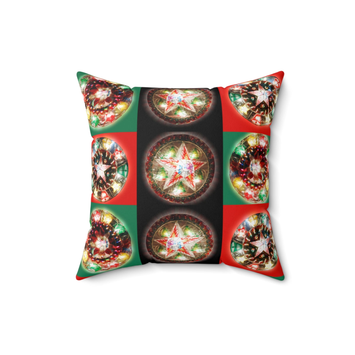 Philippines Filipino Christmas Parol Lantern Spun Polyester Square Pillow