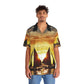 Philippines Boracay  Theme Men's Hawaiian Shirt | Filipino Pinoy Shirt| Fathers Day Hawaiian Polo Shirt | Fathers Day Gift