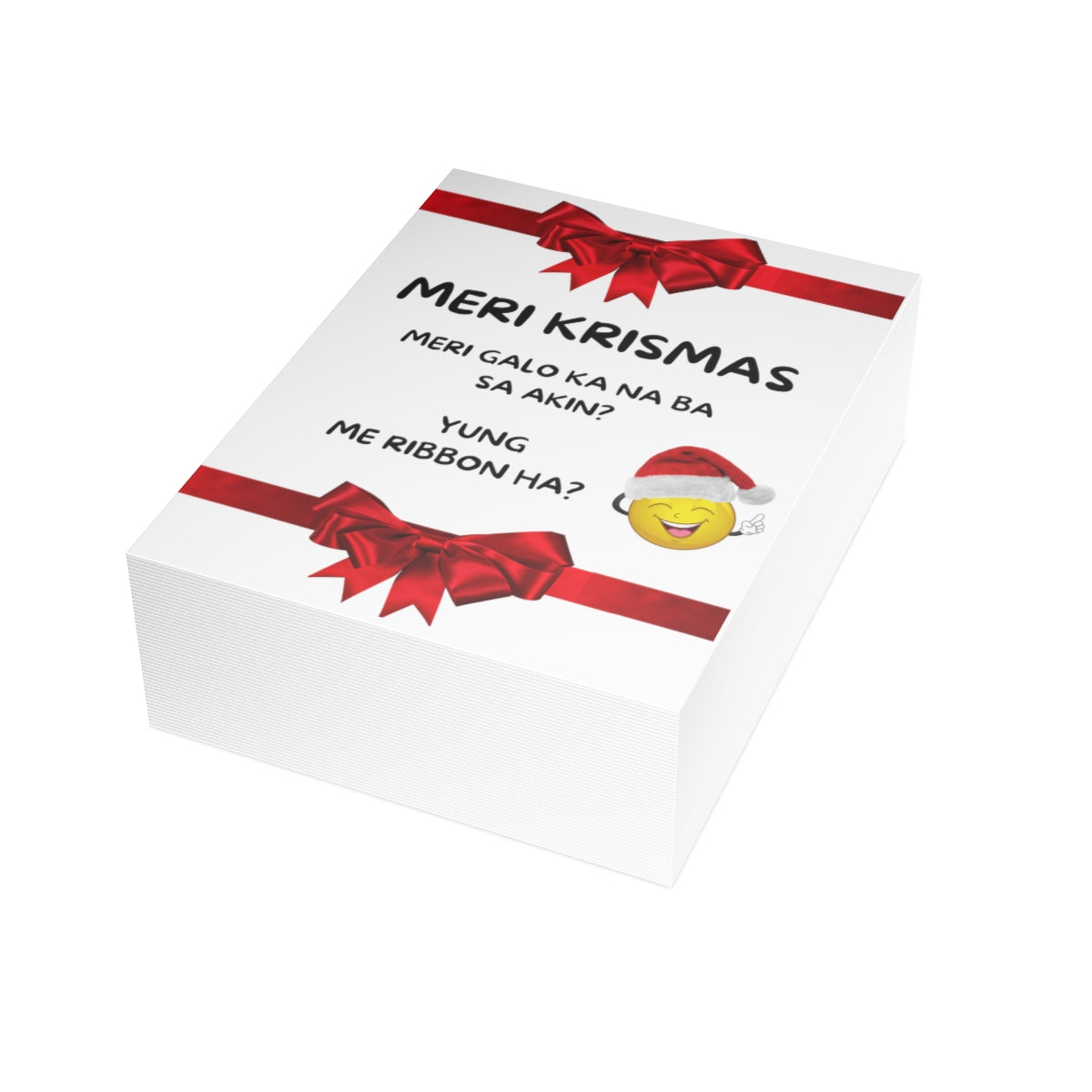 Funny Filipino Greeting card , Personalized Holiday Filipino Folded Greeting Cards