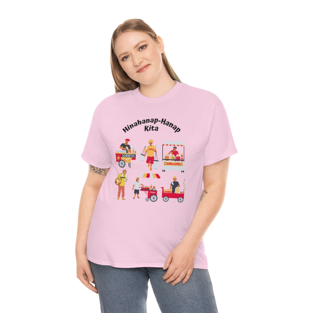 Philippines Hinahanap-hanap Kita Street Foods Unisex Heavy Cotton Shirt (LIght Colors)