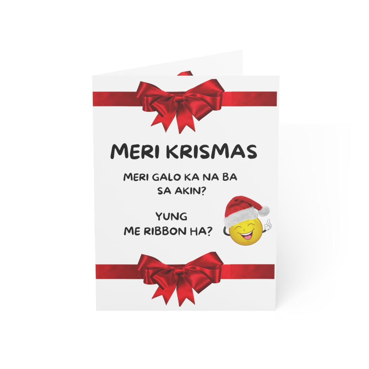 Funny Filipino Greeting card , Personalized Holiday Filipino Folded Greeting Cards