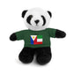 Personalized Filipino Stuffed Animal Toy  with Tee | Philippines & Italy Flag  | Gift for kids and adults | Holiday Gift idea