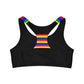 LGBT Pride Seamless Sports Bra | Rainbow Sports Bra | Gym Yoga Bra