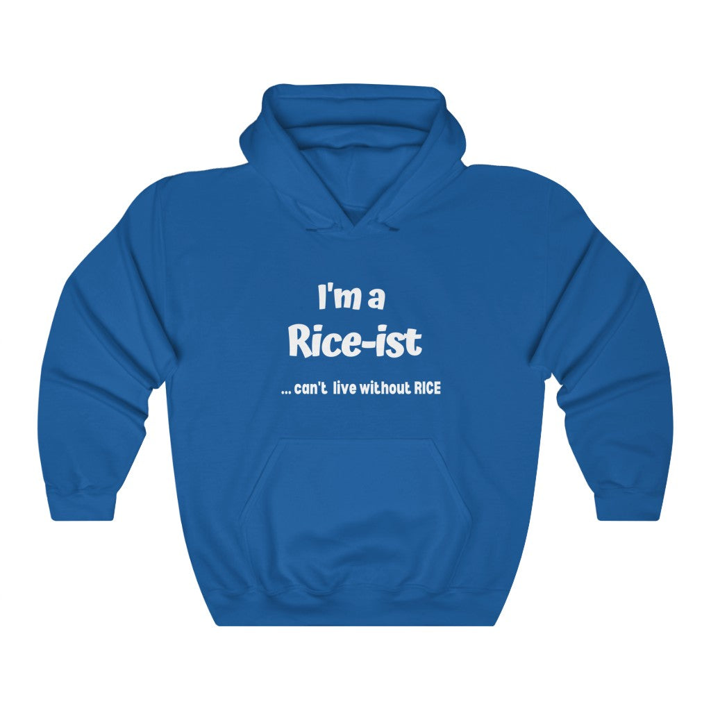 I'm a Rice-ist Hoodie, Funny Hoodie, Philppine fashion, Pinoy fashion, Filipino Hoodies, Funny Asian Hoodies