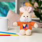 Personalized Filipino Stuffed Animal Toy  with Tee | Philippines and USA Flag | Gift for kids and adults | Holiday Gifting