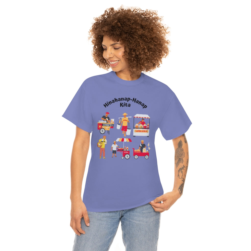 Philippines Hinahanap-hanap Kita Street Foods Unisex Heavy Cotton Shirt (LIght Colors)