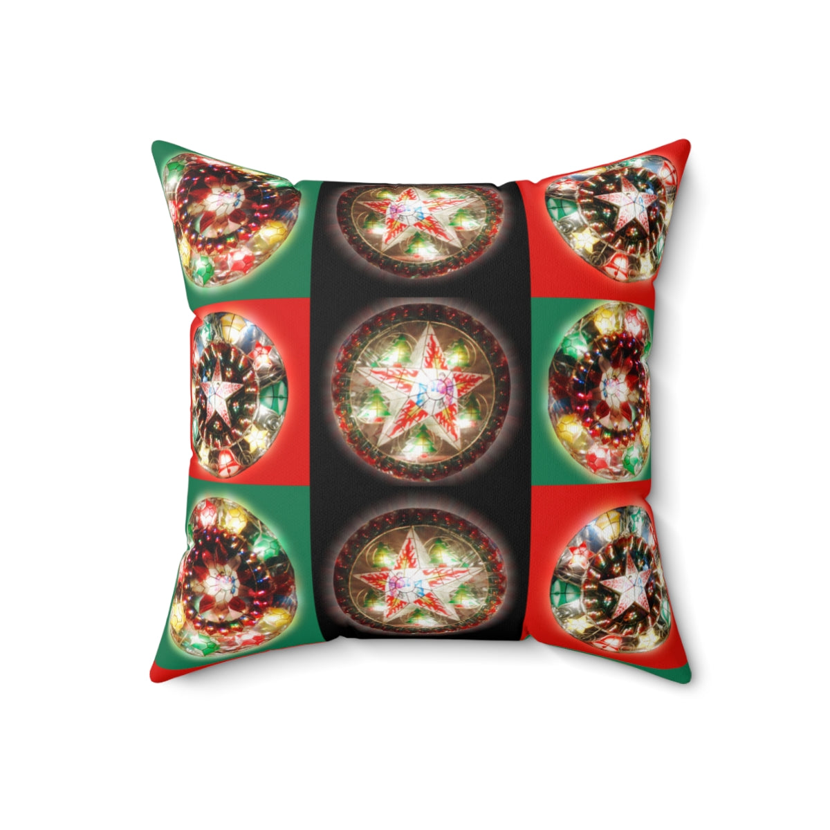 Philippines Filipino Christmas Parol Lantern Spun Polyester Square Pillow