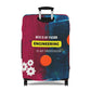 Personalized Engineers Luggage Cover | Unique Suitcase Protector | Crisply Printed , Washable.