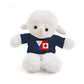 Personalized Filipino Stuffed Animal Toy  with Tee | Philippines & Canada Flag | Gift for kids and adults | Holiday Gifting