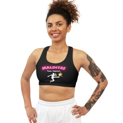 Malditas Philippines Womens Soccer team  Seamless Sports Bra