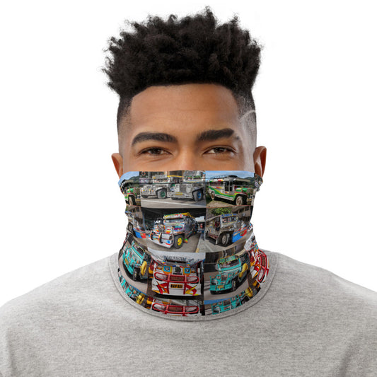 Philippines Jeepney Face Cover & Neck Gaiter in One